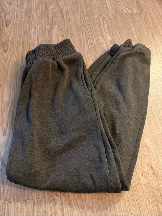 Pants - Charcoal Gray Fleece Sweatpants - Comfortable Everyday Bottoms